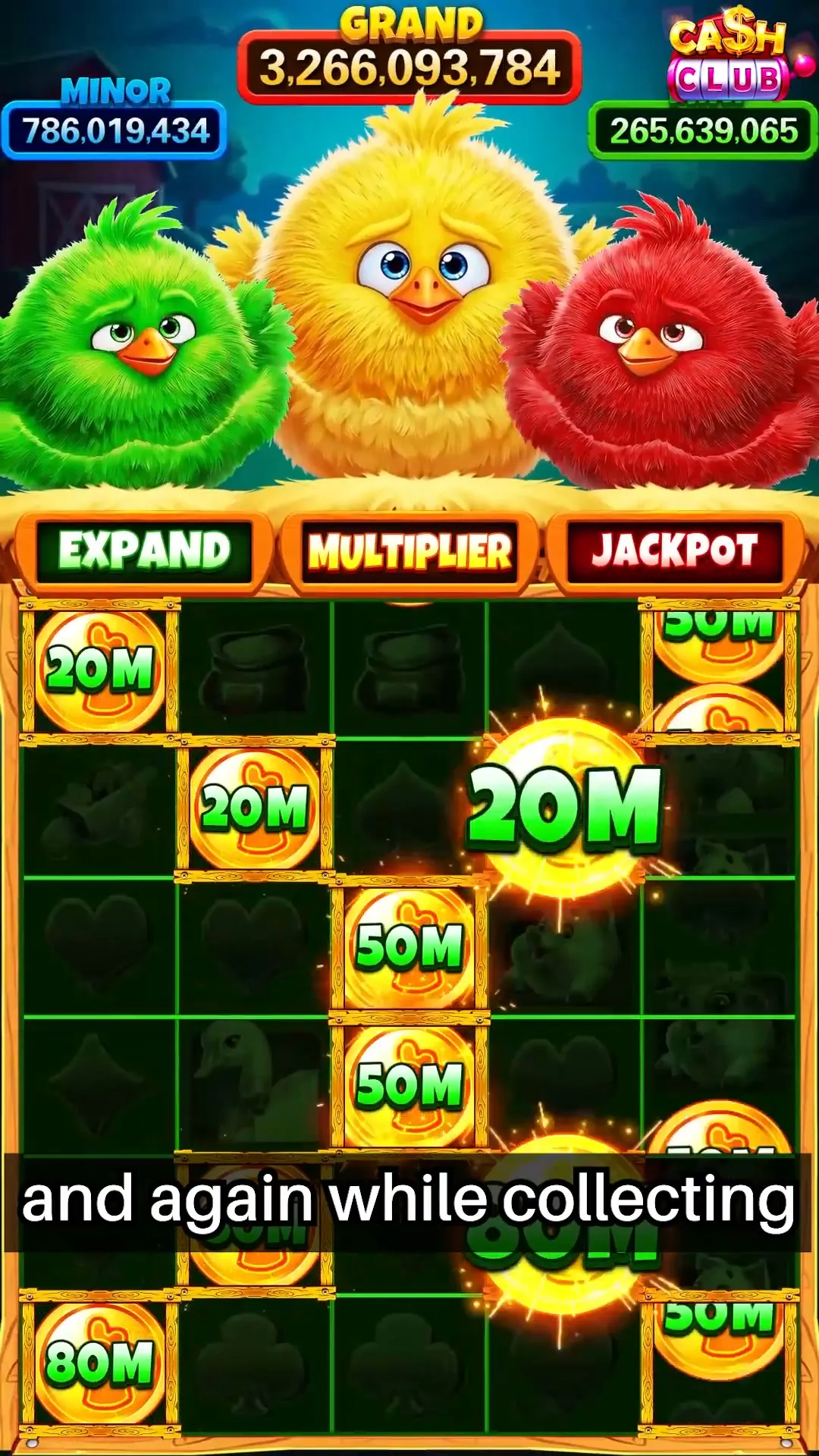 Advertising creative for Cash Club Casino - Vegas Slots