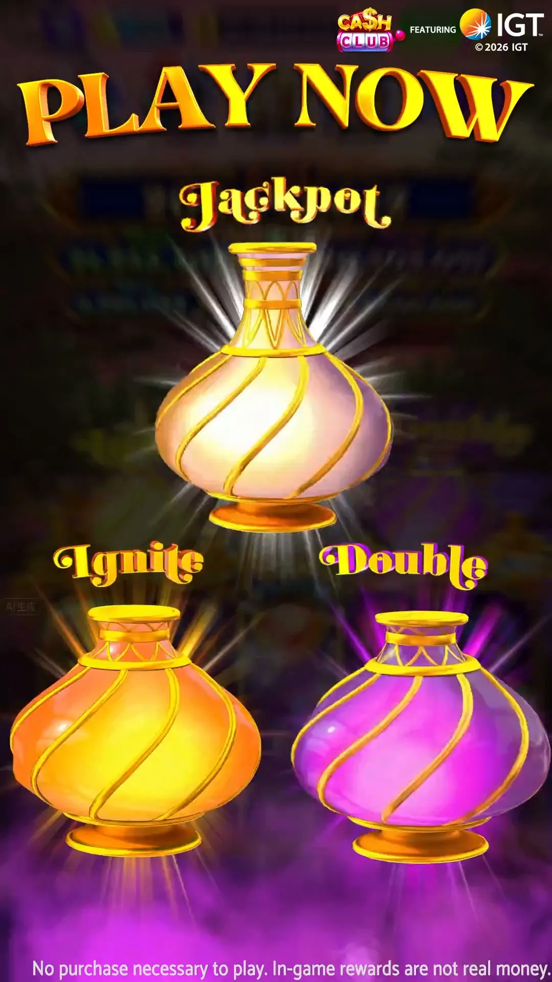 Advertising creative for Cash Club Casino - Vegas Slots