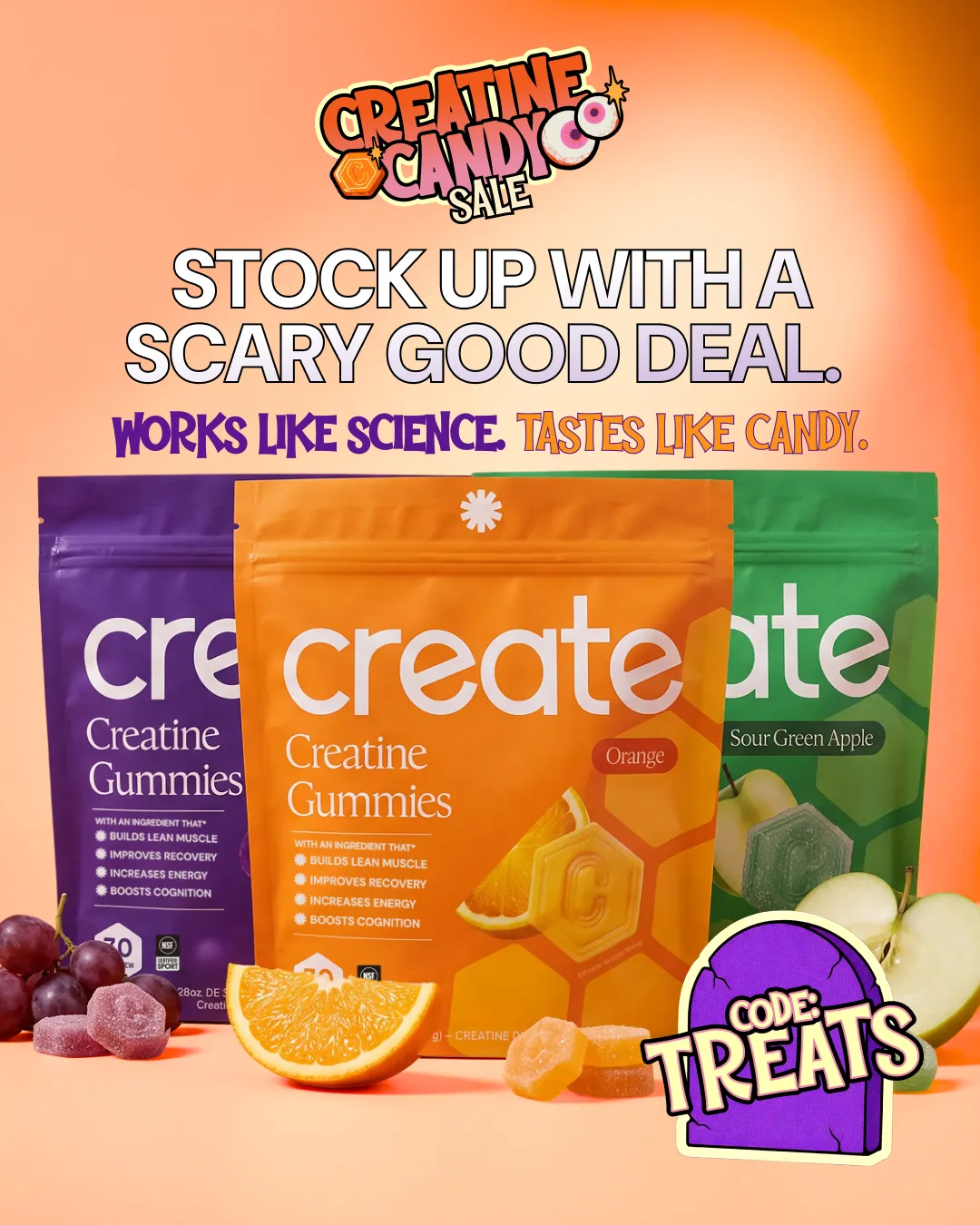Create Wellness ad: Scary Good Deal: Up to $192 Off 👻
