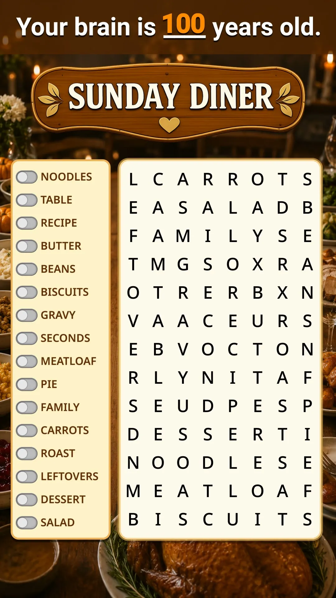 Advertising creative for Word Search Explorer