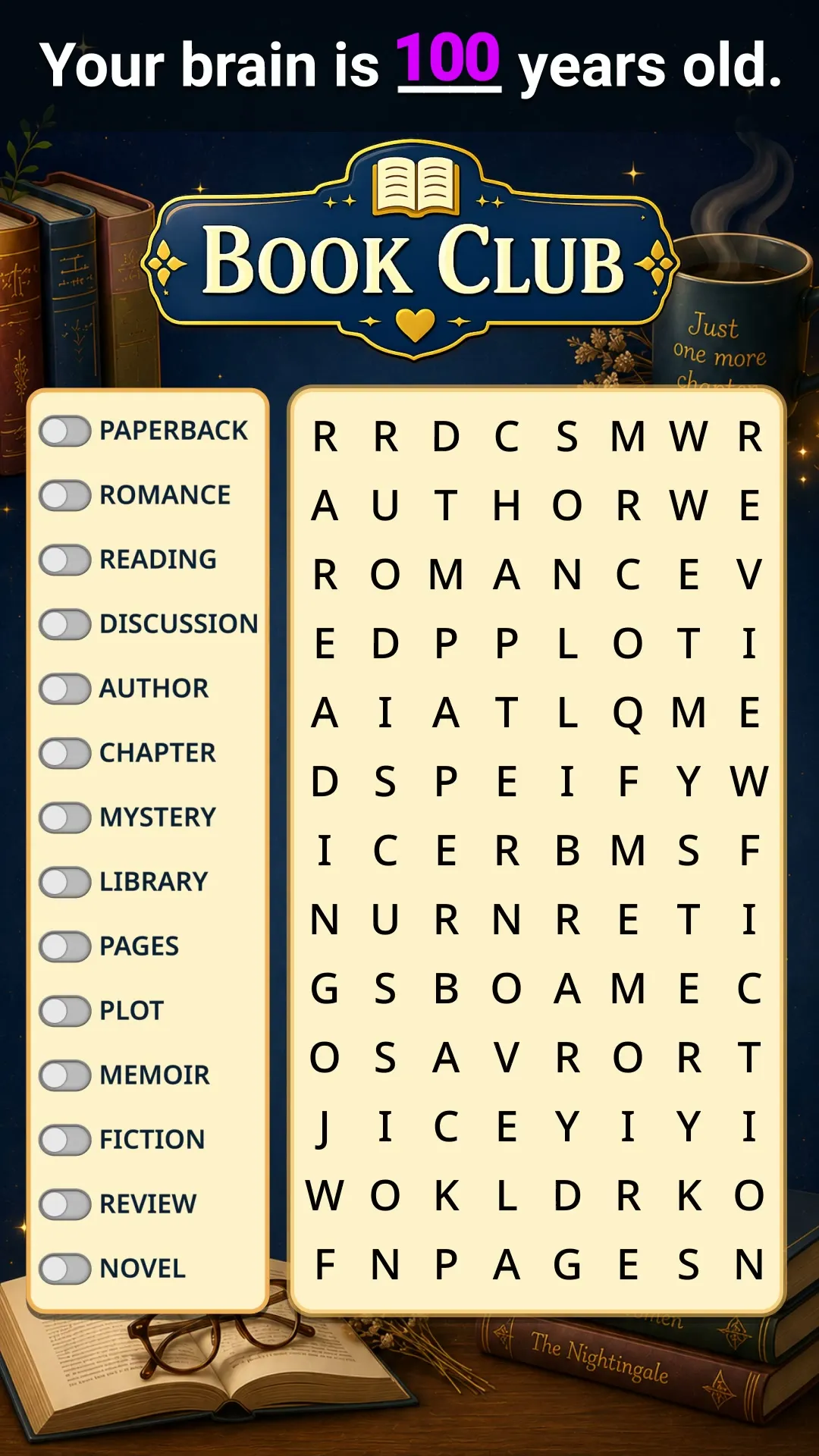Advertising creative for Word Search Explorer