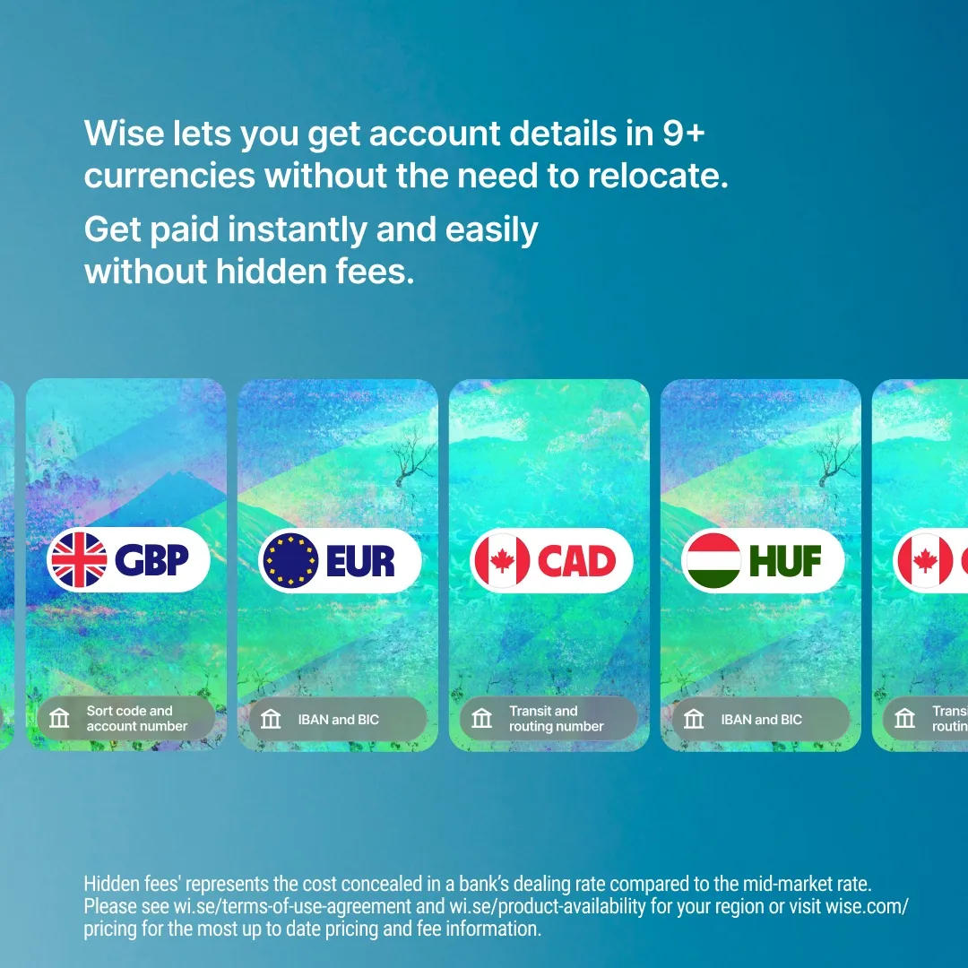 Advertising creative for Wise: Global Money Transfer
