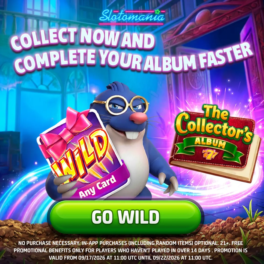 Advertising creative for Slotomania™ Slots Casino Games