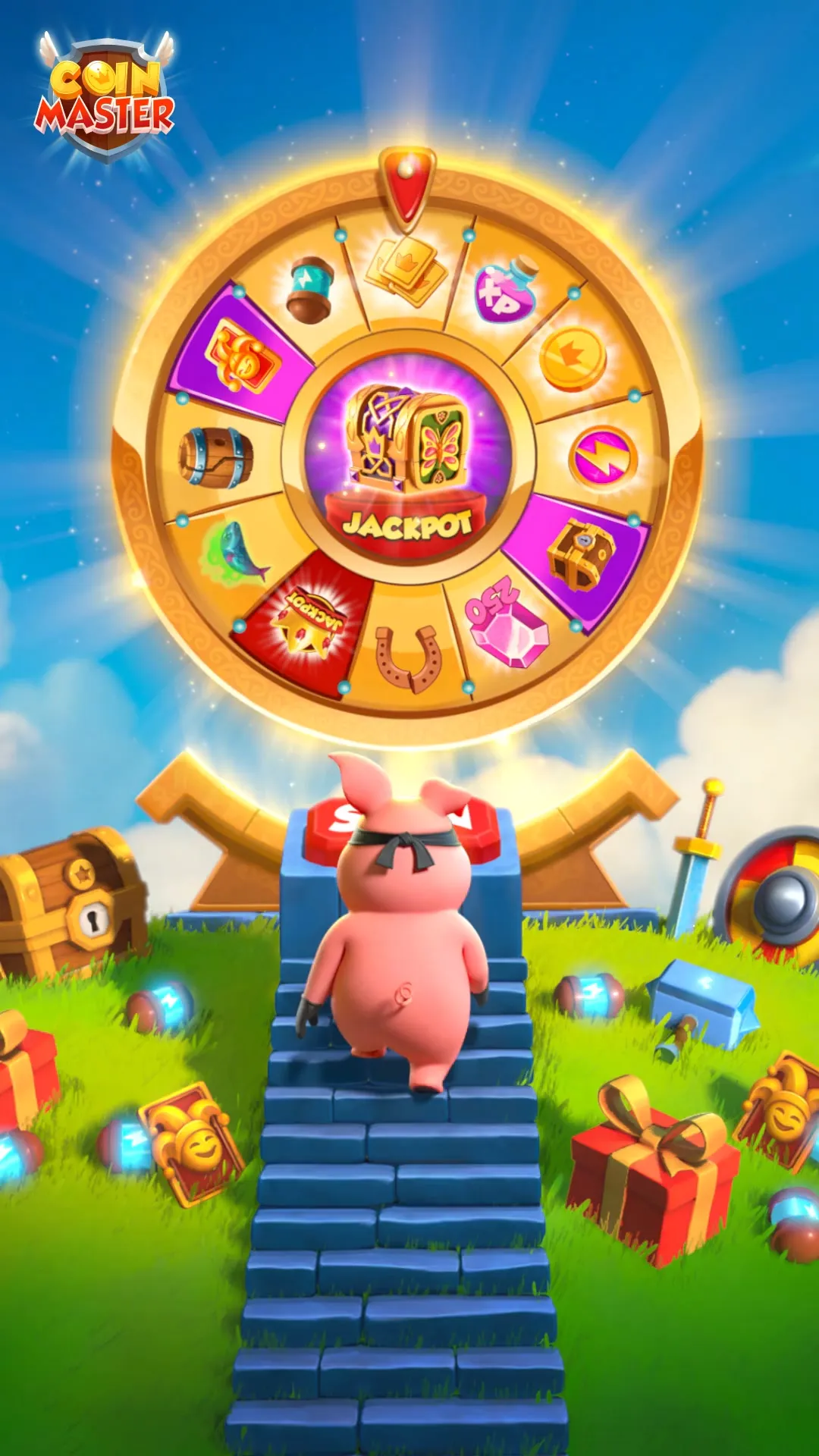 Advertising creative for Coin Master