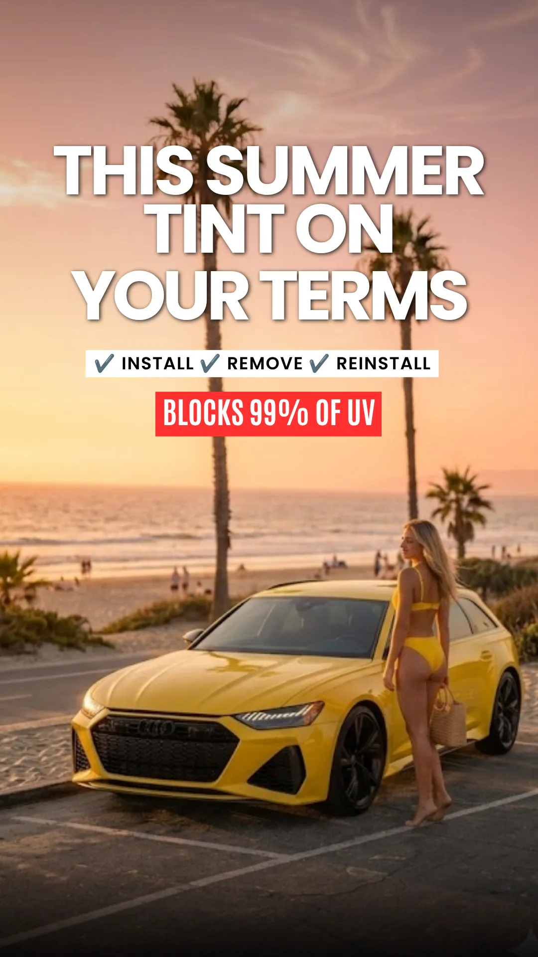 InstaTint ad: Window Tint Without The Hassle