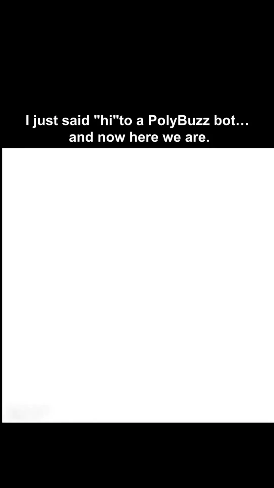 Advertising creative for PolyBuzz: Chat with AI Friends