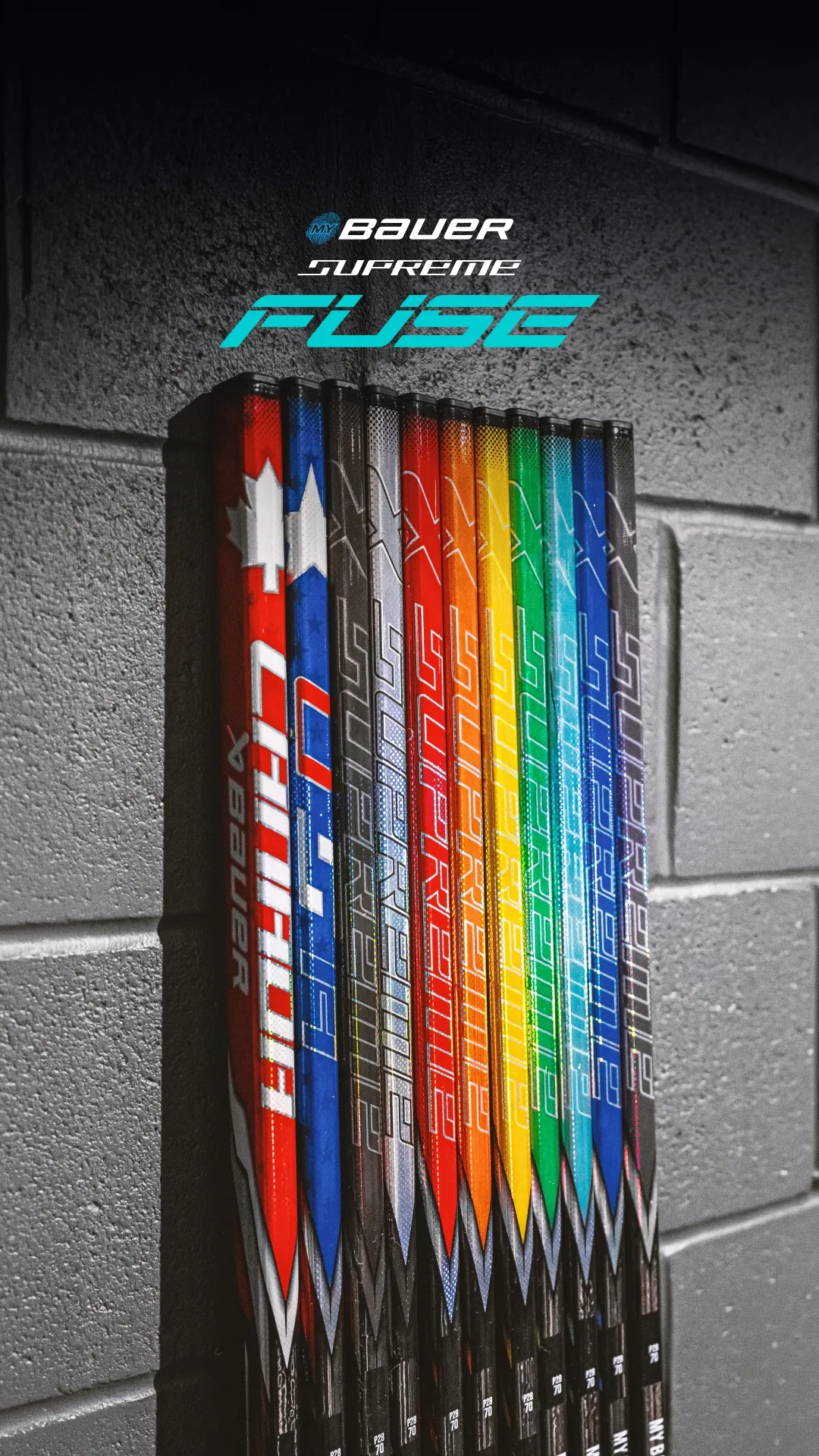 Bauer Hockey ad: Customize SUPREME FUSE Today