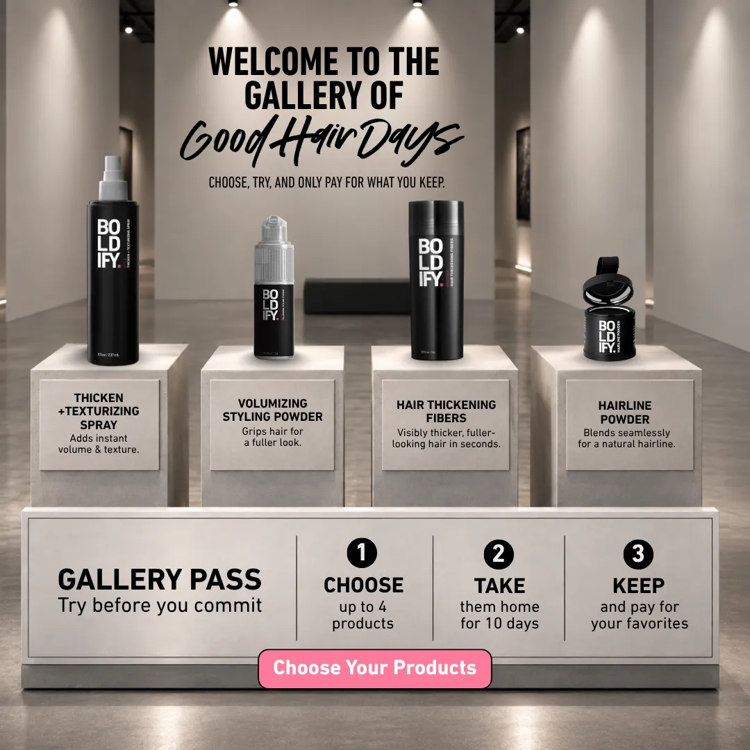 Boldify ad: Curate Your Own Hair Collection