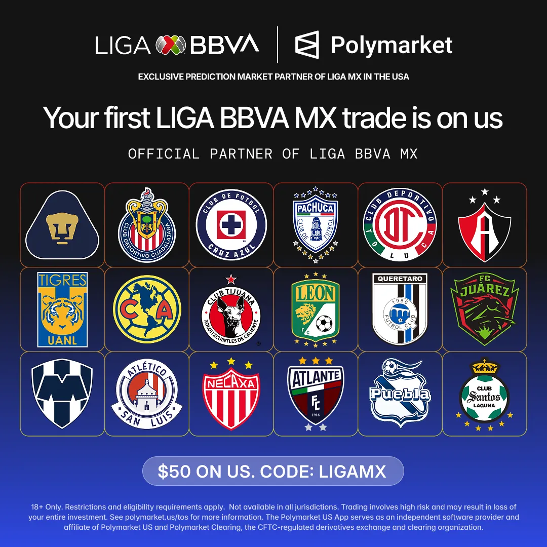 Advertising creative for Polymarket: Trade Live Sports